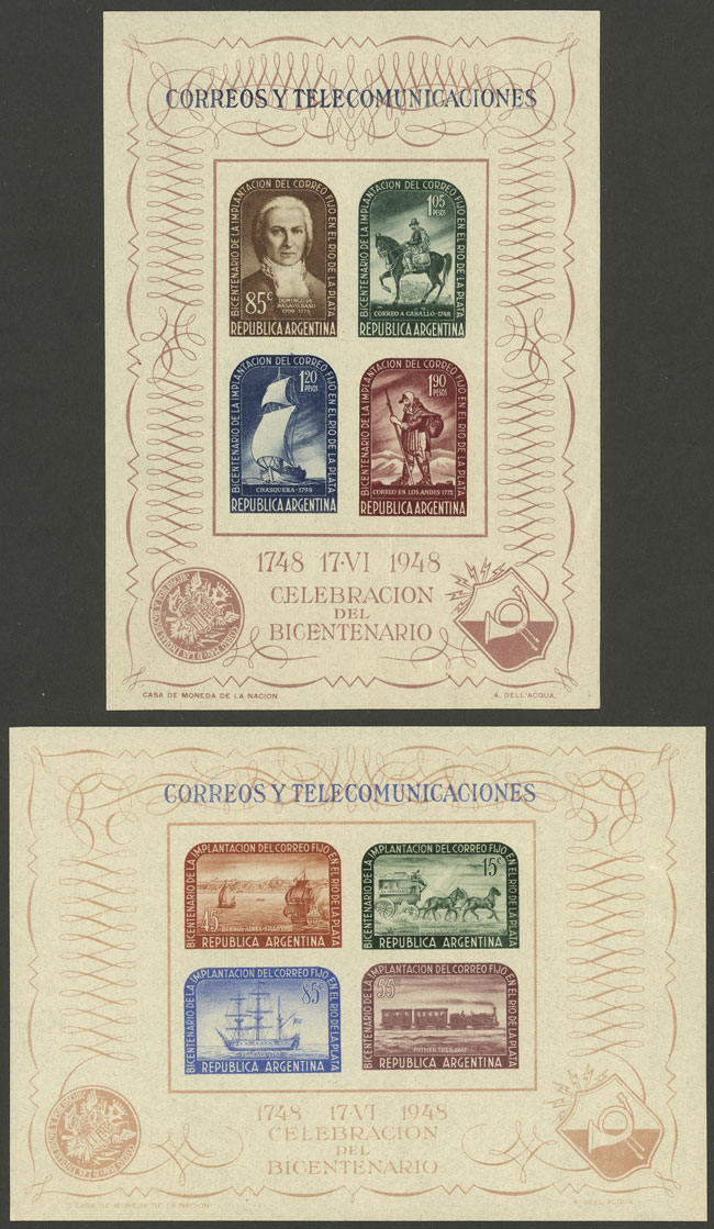 Lot 1136 - Argentina souvenir sheets - Guillermo Jalil - Philatino Auction # 2335 ARGENTINA: General auction with very good material and very low starts! Lot 1136 - Argentina souvenir sheets - Guillermo Jalil - Philatino Auction # 2335 ARGENTINA: General auction with very good material and very low starts!