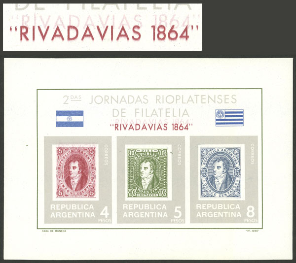 Lot 1142 - Argentina souvenir sheets - Guillermo Jalil - Philatino Auction # 2335 ARGENTINA: General auction with very good material and very low starts! Lot 1142 - Argentina souvenir sheets - Guillermo Jalil - Philatino Auction # 2335 ARGENTINA: General auction with very good material and very low starts!