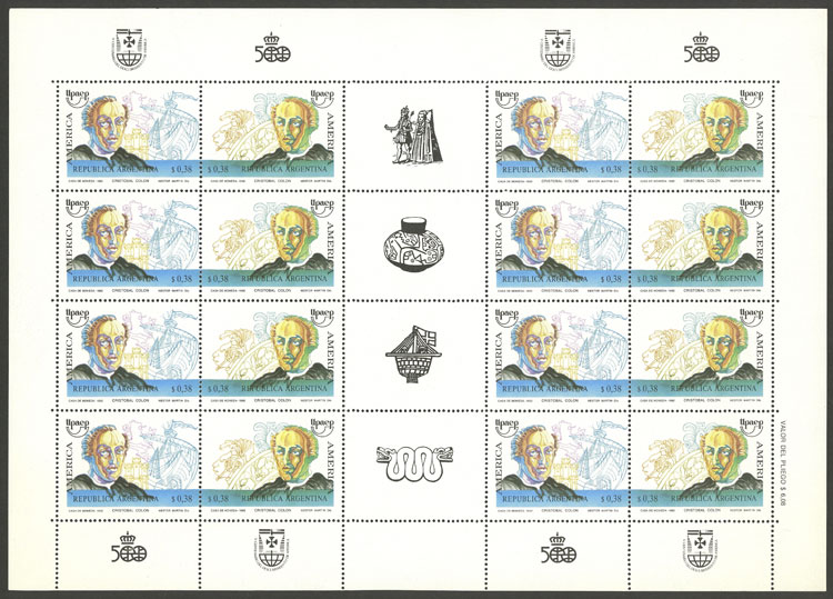 Lot 1011 - Argentina general issues - Guillermo Jalil - Philatino Auction # 2335 ARGENTINA: General auction with very good material and very low starts! Lot 1011 - Argentina general issues - Guillermo Jalil - Philatino Auction # 2335 ARGENTINA: General auction with very good material and very low starts!