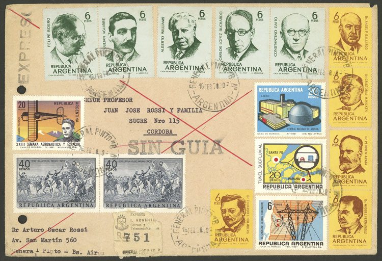 Lot 1418 - Argentina postal history - Guillermo Jalil - Philatino Auction # 2335 ARGENTINA: General auction with very good material and very low starts! Lot 1418 - Argentina postal history - Guillermo Jalil - Philatino Auction # 2335 ARGENTINA: General auction with very good material and very low starts!