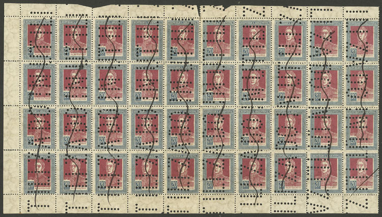 Lot 292 - Argentina general issues -  Guillermo Jalil - Philatino Auction # 2335 ARGENTINA: General auction with very good material and very low starts!