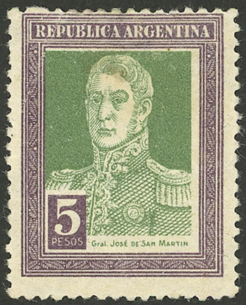 Lot 290 - Argentina general issues -  Guillermo Jalil - Philatino Auction # 2335 ARGENTINA: General auction with very good material and very low starts!