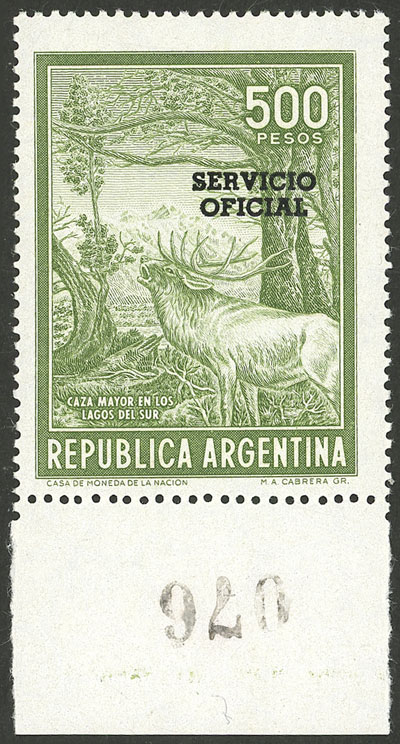 Lot 1256 - Argentina official stamps - Guillermo Jalil - Philatino Auction # 2335 ARGENTINA: General auction with very good material and very low starts! Lot 1256 - Argentina official stamps - Guillermo Jalil - Philatino Auction # 2335 ARGENTINA: General auction with very good material and very low starts!