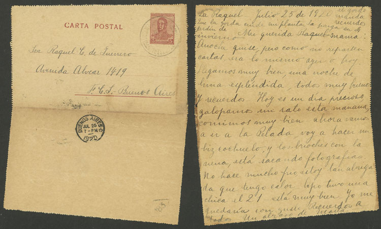 Lot 1313 - Argentina Postal stationery - Guillermo Jalil - Philatino Auction # 2335 ARGENTINA: General auction with very good material and very low starts! Lot 1313 - Argentina Postal stationery - Guillermo Jalil - Philatino Auction # 2335 ARGENTINA: General auction with very good material and very low starts!