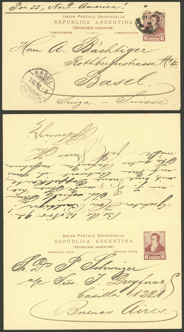 Lot 1326 - Argentina Postal stationery - Guillermo Jalil - Philatino Auction # 2335 ARGENTINA: General auction with very good material and very low starts! Lot 1326 - Argentina Postal stationery - Guillermo Jalil - Philatino Auction # 2335 ARGENTINA: General auction with very good material and very low starts!