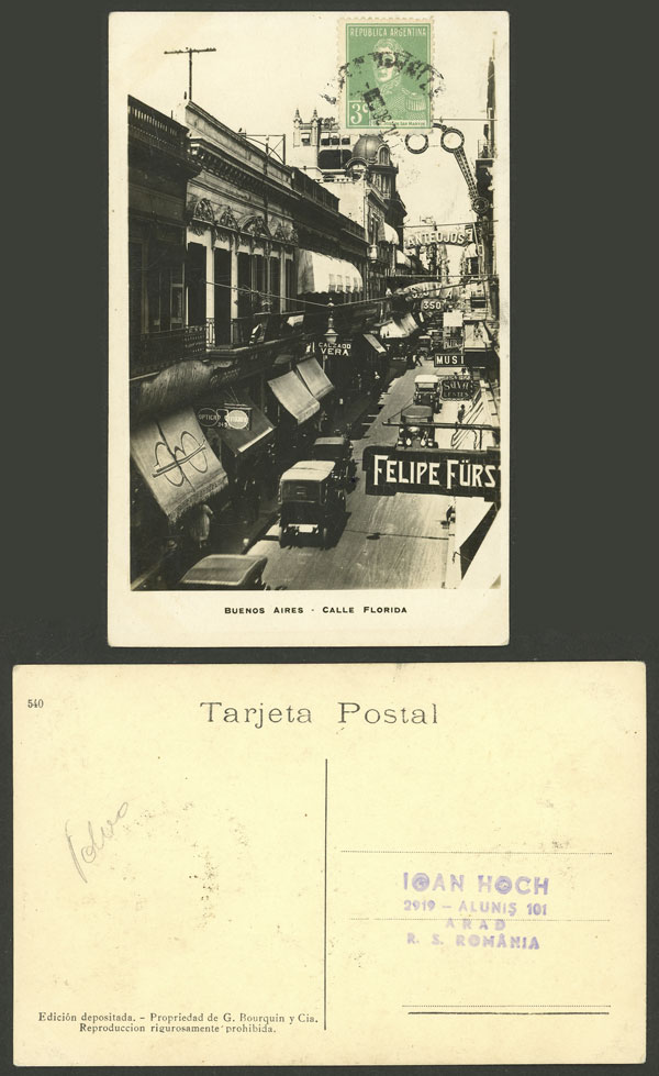 Lot 1364 - Argentina postal history - Guillermo Jalil - Philatino Auction # 2335 ARGENTINA: General auction with very good material and very low starts! Lot 1364 - Argentina postal history - Guillermo Jalil - Philatino Auction # 2335 ARGENTINA: General auction with very good material and very low starts!
