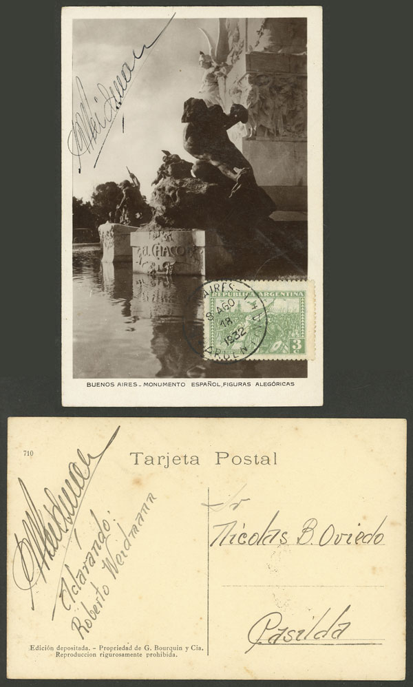 Lot 1367 - Argentina postal history - Guillermo Jalil - Philatino Auction # 2335 ARGENTINA: General auction with very good material and very low starts! Lot 1367 - Argentina postal history - Guillermo Jalil - Philatino Auction # 2335 ARGENTINA: General auction with very good material and very low starts!