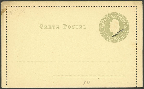 Lot 1309 - Argentina Postal stationery - Guillermo Jalil - Philatino Auction # 2335 ARGENTINA: General auction with very good material and very low starts! Lot 1309 - Argentina Postal stationery - Guillermo Jalil - Philatino Auction # 2335 ARGENTINA: General auction with very good material and very low starts!