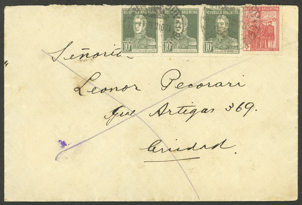 Lot 1365 - Argentina postal history - Guillermo Jalil - Philatino Auction # 2335 ARGENTINA: General auction with very good material and very low starts! Lot 1365 - Argentina postal history - Guillermo Jalil - Philatino Auction # 2335 ARGENTINA: General auction with very good material and very low starts!