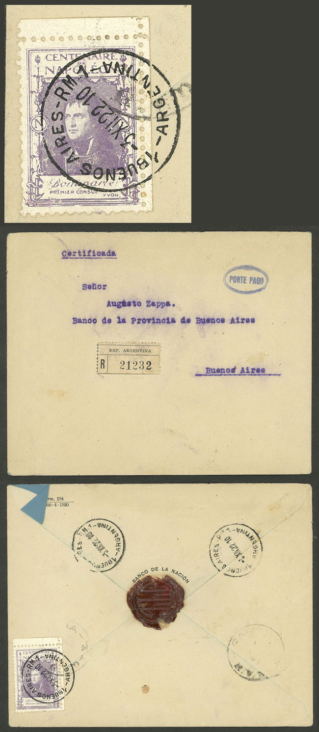 Lot 1360 - Argentina postal history - Guillermo Jalil - Philatino Auction # 2335 ARGENTINA: General auction with very good material and very low starts! Lot 1360 - Argentina postal history - Guillermo Jalil - Philatino Auction # 2335 ARGENTINA: General auction with very good material and very low starts!