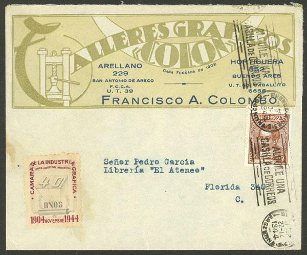 Lot 1510 - Argentina cinderellas - Guillermo Jalil - Philatino Auction # 2335 ARGENTINA: General auction with very good material and very low starts! Lot 1510 - Argentina cinderellas - Guillermo Jalil - Philatino Auction # 2335 ARGENTINA: General auction with very good material and very low starts!