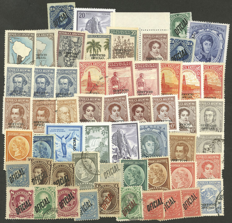 Lot 1265 - Argentina OFFICIAL STAMPS - LOTS - Guillermo Jalil - Philatino Auction # 2335 ARGENTINA: General auction with very good material and very low starts! Lot 1265 - Argentina OFFICIAL STAMPS - LOTS - Guillermo Jalil - Philatino Auction # 2335 ARGENTINA: General auction with very good material and very low starts!