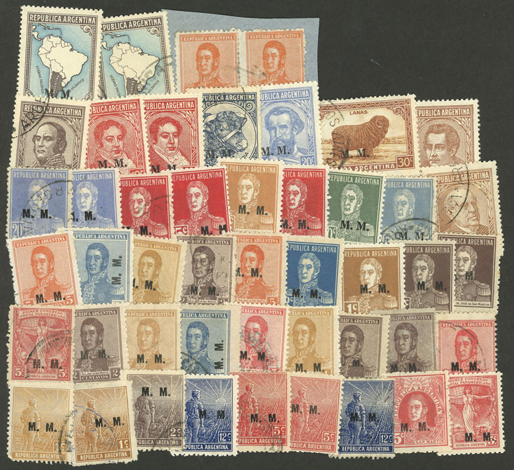 Lot 1218 - Argentina official stamps -  Guillermo Jalil - Philatino Auction # 2335 ARGENTINA: General auction with very good material and very low starts!
