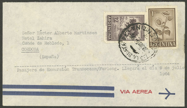 Lot 1410 - Argentina postal history - Guillermo Jalil - Philatino Auction # 2335 ARGENTINA: General auction with very good material and very low starts! Lot 1410 - Argentina postal history - Guillermo Jalil - Philatino Auction # 2335 ARGENTINA: General auction with very good material and very low starts!