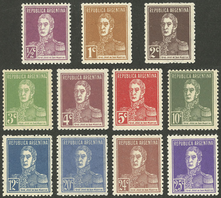 Lot 294 - Argentina general issues -  Guillermo Jalil - Philatino Auction # 2335 ARGENTINA: General auction with very good material and very low starts!