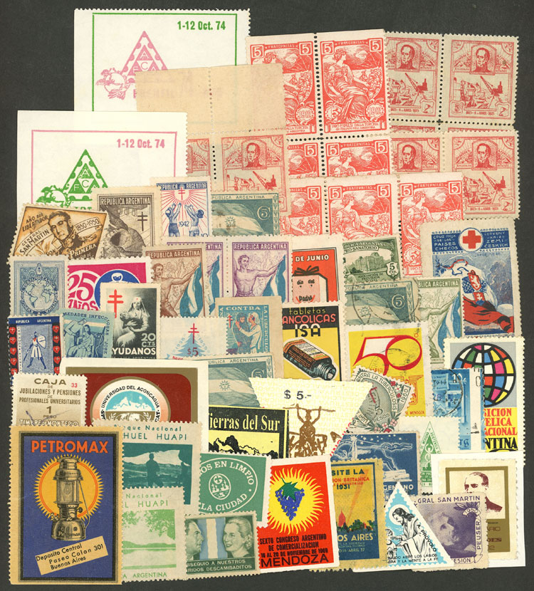 Lot 1505 - Argentina cinderellas - Guillermo Jalil - Philatino Auction # 2335 ARGENTINA: General auction with very good material and very low starts! Lot 1505 - Argentina cinderellas - Guillermo Jalil - Philatino Auction # 2335 ARGENTINA: General auction with very good material and very low starts!