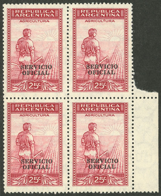 Lot 1237 - Argentina official stamps - Guillermo Jalil - Philatino Auction # 2335 ARGENTINA: General auction with very good material and very low starts! Lot 1237 - Argentina official stamps - Guillermo Jalil - Philatino Auction # 2335 ARGENTINA: General auction with very good material and very low starts!
