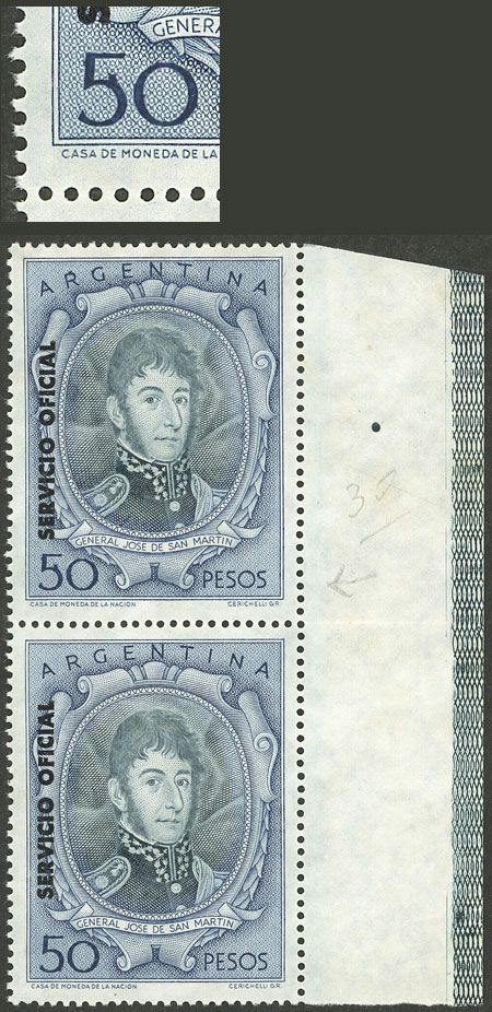Lot 1246 - Argentina official stamps - Guillermo Jalil - Philatino Auction # 2335 ARGENTINA: General auction with very good material and very low starts! Lot 1246 - Argentina official stamps - Guillermo Jalil - Philatino Auction # 2335 ARGENTINA: General auction with very good material and very low starts!