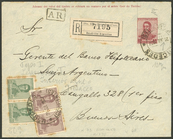 Lot 1357 - Argentina postal history - Guillermo Jalil - Philatino Auction # 2335 ARGENTINA: General auction with very good material and very low starts! Lot 1357 - Argentina postal history - Guillermo Jalil - Philatino Auction # 2335 ARGENTINA: General auction with very good material and very low starts!