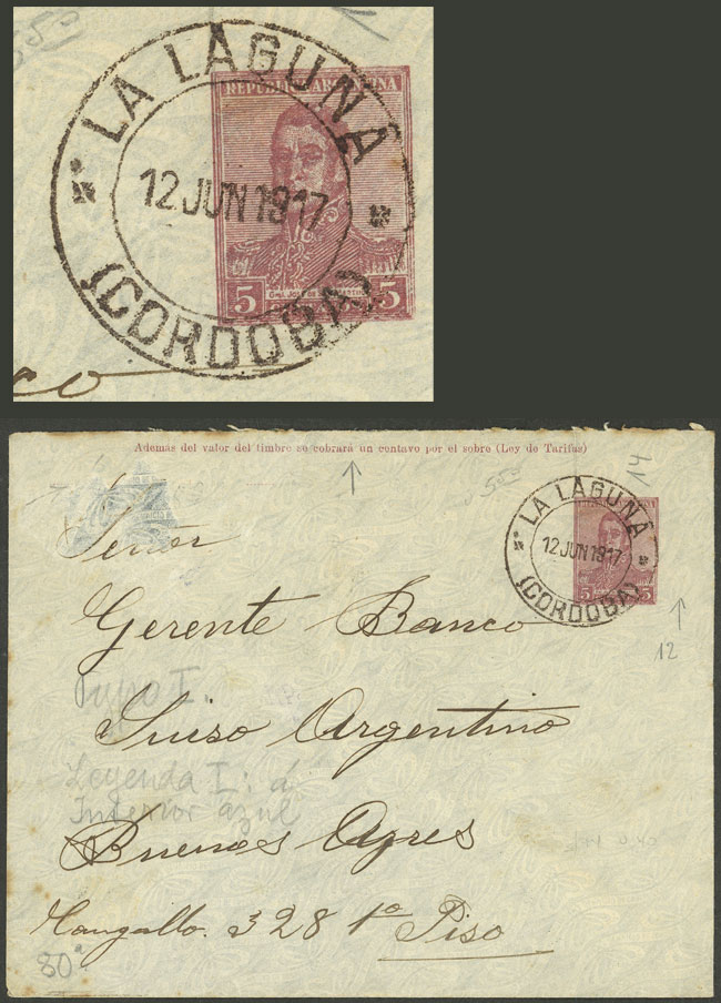 Lot 1356 - Argentina postal history - Guillermo Jalil - Philatino Auction # 2335 ARGENTINA: General auction with very good material and very low starts! Lot 1356 - Argentina postal history - Guillermo Jalil - Philatino Auction # 2335 ARGENTINA: General auction with very good material and very low starts!