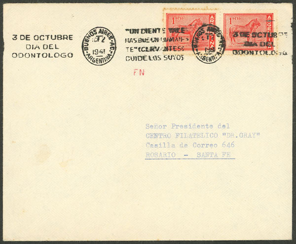Lot 1406 - Argentina postal history - Guillermo Jalil - Philatino Auction # 2335 ARGENTINA: General auction with very good material and very low starts! Lot 1406 - Argentina postal history - Guillermo Jalil - Philatino Auction # 2335 ARGENTINA: General auction with very good material and very low starts!