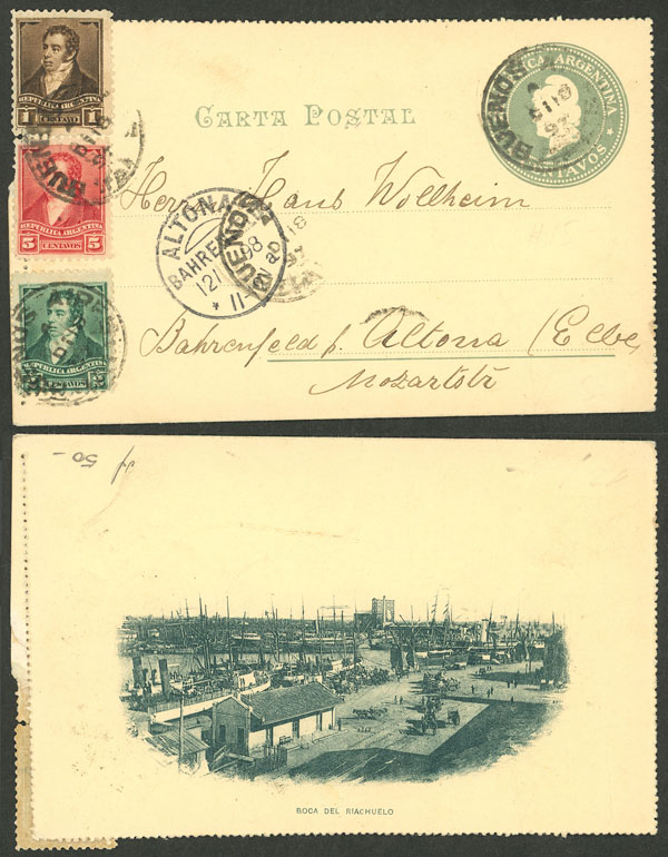 Lot 1314 - Argentina Postal stationery - Guillermo Jalil - Philatino Auction # 2335 ARGENTINA: General auction with very good material and very low starts! Lot 1314 - Argentina Postal stationery - Guillermo Jalil - Philatino Auction # 2335 ARGENTINA: General auction with very good material and very low starts!