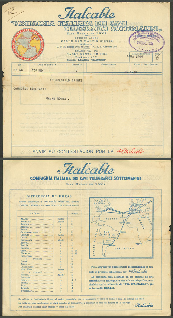 Lot 1369 - Argentina other items - Guillermo Jalil - Philatino Auction # 2335 ARGENTINA: General auction with very good material and very low starts! Lot 1369 - Argentina other items - Guillermo Jalil - Philatino Auction # 2335 ARGENTINA: General auction with very good material and very low starts!