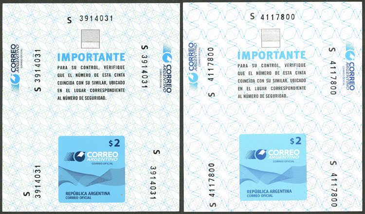 Lot 1179 - Argentina parcel post seals - Guillermo Jalil - Philatino Auction # 2335 ARGENTINA: General auction with very good material and very low starts! Lot 1179 - Argentina parcel post seals - Guillermo Jalil - Philatino Auction # 2335 ARGENTINA: General auction with very good material and very low starts!