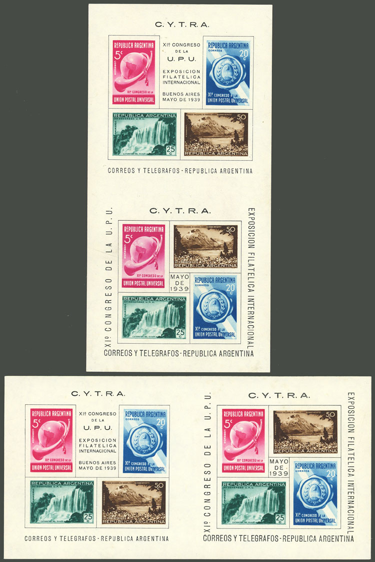 Lot 1126 - Argentina souvenir sheets - Guillermo Jalil - Philatino Auction # 2335 ARGENTINA: General auction with very good material and very low starts! Lot 1126 - Argentina souvenir sheets - Guillermo Jalil - Philatino Auction # 2335 ARGENTINA: General auction with very good material and very low starts!