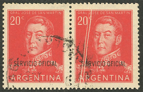 Lot 1248 - Argentina official stamps - Guillermo Jalil - Philatino Auction # 2335 ARGENTINA: General auction with very good material and very low starts! Lot 1248 - Argentina official stamps - Guillermo Jalil - Philatino Auction # 2335 ARGENTINA: General auction with very good material and very low starts!