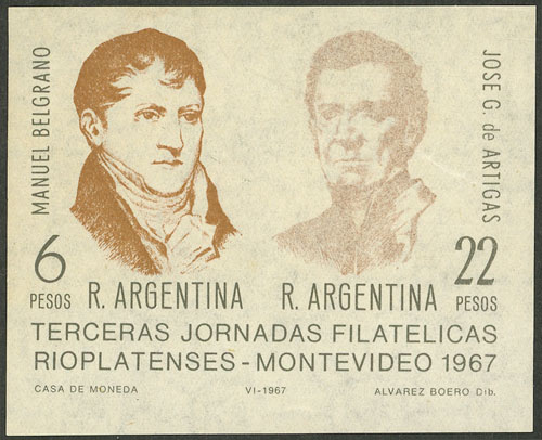 Lot 1149 - Argentina souvenir sheets - Guillermo Jalil - Philatino Auction # 2335 ARGENTINA: General auction with very good material and very low starts! Lot 1149 - Argentina souvenir sheets - Guillermo Jalil - Philatino Auction # 2335 ARGENTINA: General auction with very good material and very low starts!