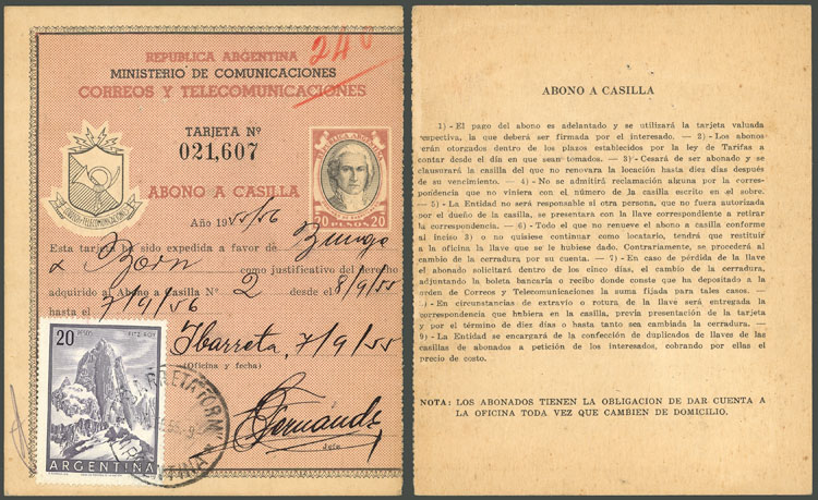 Lot 1302 - Argentina Postal stationery - Guillermo Jalil - Philatino Auction # 2335 ARGENTINA: General auction with very good material and very low starts! Lot 1302 - Argentina Postal stationery - Guillermo Jalil - Philatino Auction # 2335 ARGENTINA: General auction with very good material and very low starts!