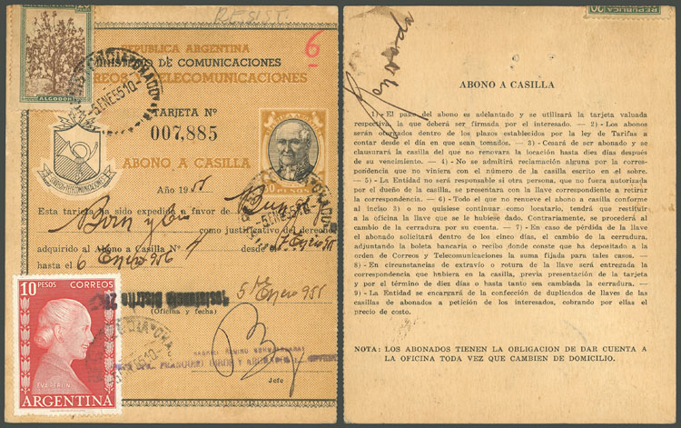 Lot 1303 - Argentina Postal stationery - Guillermo Jalil - Philatino Auction # 2335 ARGENTINA: General auction with very good material and very low starts! Lot 1303 - Argentina Postal stationery - Guillermo Jalil - Philatino Auction # 2335 ARGENTINA: General auction with very good material and very low starts!