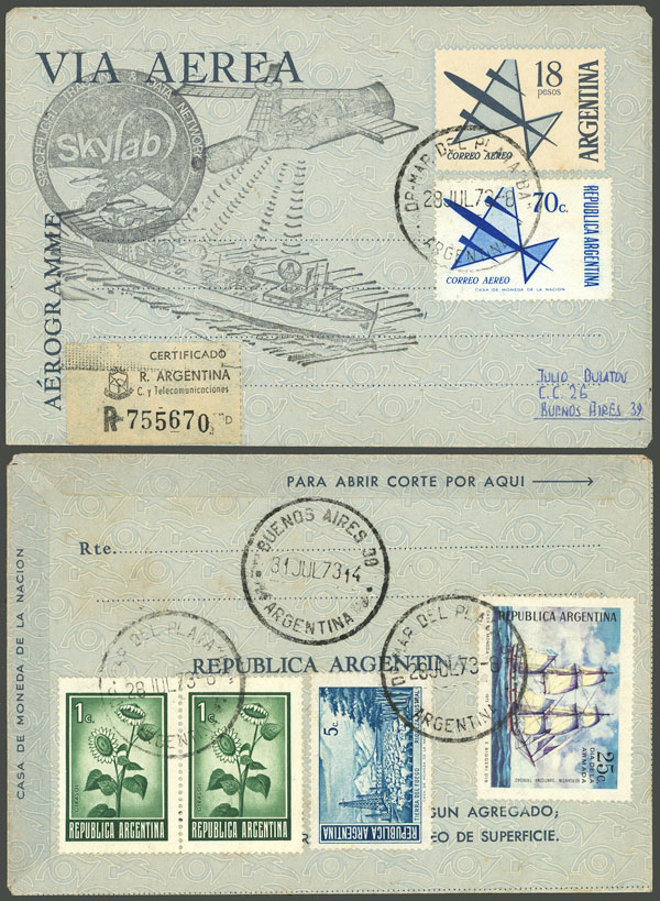 Lot 1421 - Argentina postal history - Guillermo Jalil - Philatino Auction # 2335 ARGENTINA: General auction with very good material and very low starts! Lot 1421 - Argentina postal history - Guillermo Jalil - Philatino Auction # 2335 ARGENTINA: General auction with very good material and very low starts!
