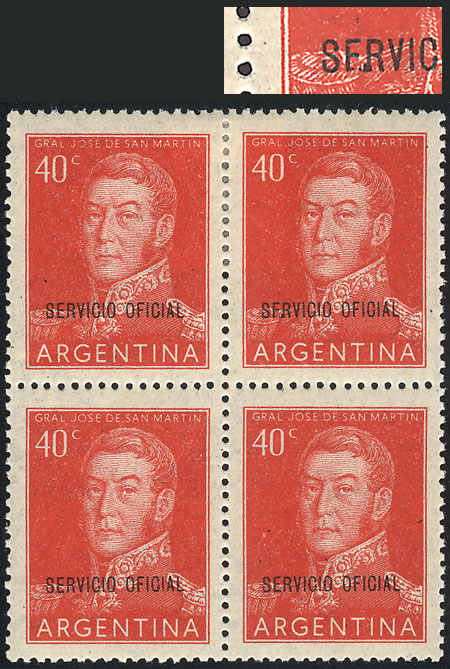 Lot 1247 - Argentina official stamps - Guillermo Jalil - Philatino Auction # 2335 ARGENTINA: General auction with very good material and very low starts! Lot 1247 - Argentina official stamps - Guillermo Jalil - Philatino Auction # 2335 ARGENTINA: General auction with very good material and very low starts!