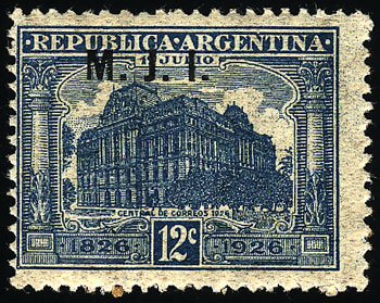 Lot 1216 - Argentina official stamps -  Guillermo Jalil - Philatino Auction # 2335 ARGENTINA: General auction with very good material and very low starts!