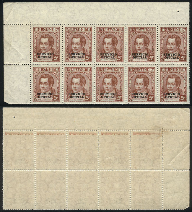 Lot 1235 - Argentina official stamps - Guillermo Jalil - Philatino Auction # 2335 ARGENTINA: General auction with very good material and very low starts! Lot 1235 - Argentina official stamps - Guillermo Jalil - Philatino Auction # 2335 ARGENTINA: General auction with very good material and very low starts!