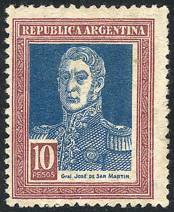 Lot 291 - Argentina general issues -  Guillermo Jalil - Philatino Auction # 2335 ARGENTINA: General auction with very good material and very low starts!
