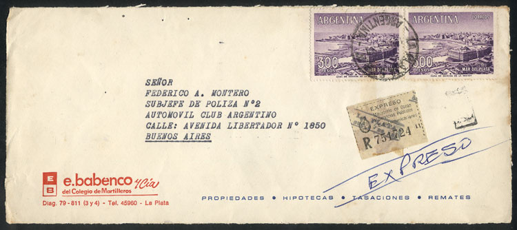 Lot 1408 - Argentina postal history - Guillermo Jalil - Philatino Auction # 2335 ARGENTINA: General auction with very good material and very low starts! Lot 1408 - Argentina postal history - Guillermo Jalil - Philatino Auction # 2335 ARGENTINA: General auction with very good material and very low starts!