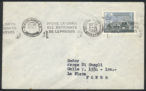 Lot 1401 - Argentina postal history - Guillermo Jalil - Philatino Auction # 2335 ARGENTINA: General auction with very good material and very low starts! Lot 1401 - Argentina postal history - Guillermo Jalil - Philatino Auction # 2335 ARGENTINA: General auction with very good material and very low starts!