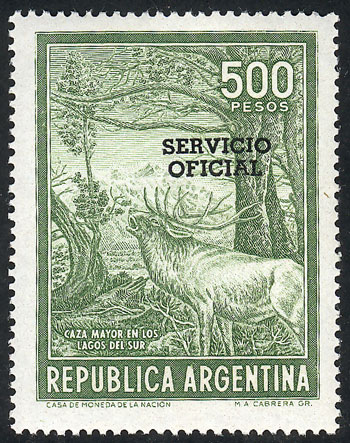 Lot 1257 - Argentina official stamps - Guillermo Jalil - Philatino Auction # 2335 ARGENTINA: General auction with very good material and very low starts! Lot 1257 - Argentina official stamps - Guillermo Jalil - Philatino Auction # 2335 ARGENTINA: General auction with very good material and very low starts!