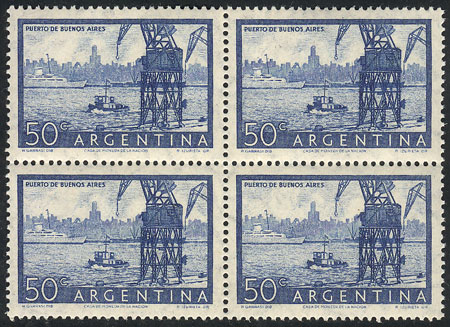 Lot 345 - Argentina general issues -  Guillermo Jalil - Philatino Auction # 2337 ARGENTINA: General auction including rarities, all with very low starts!