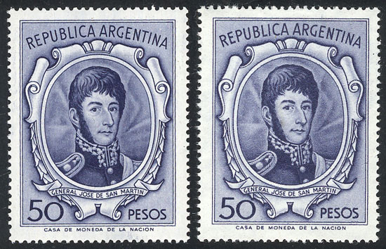 Lot 441 - Argentina general issues -  Guillermo Jalil - Philatino Auction # 2337 ARGENTINA: General auction including rarities, all with very low starts!