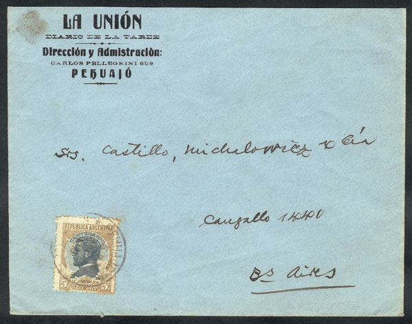 Lot 654 - Argentina postal history - Guillermo Jalil - Philatino Auction # 2337 ARGENTINA: General auction including rarities, all with very low starts! Lot 654 - Argentina postal history - Guillermo Jalil - Philatino Auction # 2337 ARGENTINA: General auction including rarities, all with very low starts!