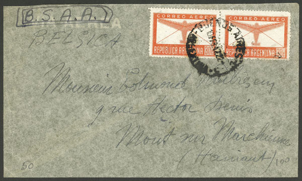 Lot 674 - Argentina postal history - Guillermo Jalil - Philatino Auction # 2337 ARGENTINA: General auction including rarities, all with very low starts! Lot 674 - Argentina postal history - Guillermo Jalil - Philatino Auction # 2337 ARGENTINA: General auction including rarities, all with very low starts!