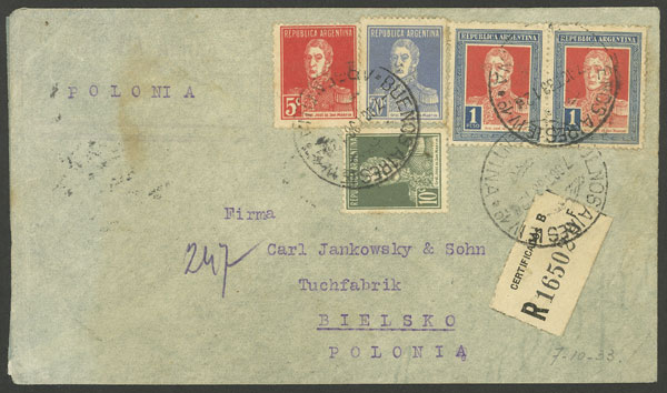 Lot 666 - Argentina postal history - Guillermo Jalil - Philatino Auction # 2337 ARGENTINA: General auction including rarities, all with very low starts! Lot 666 - Argentina postal history - Guillermo Jalil - Philatino Auction # 2337 ARGENTINA: General auction including rarities, all with very low starts!