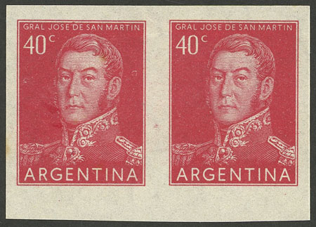 Lot 342 - Argentina general issues -  Guillermo Jalil - Philatino Auction # 2337 ARGENTINA: General auction including rarities, all with very low starts!