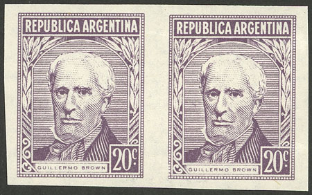 Lot 338 - Argentina general issues -  Guillermo Jalil - Philatino Auction # 2337 ARGENTINA: General auction including rarities, all with very low starts!