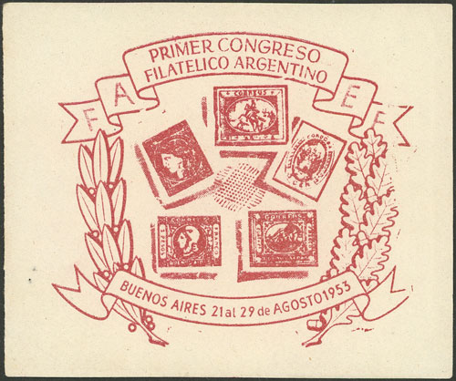Lot 703 - Argentina cinderellas -  Guillermo Jalil - Philatino Auction # 2337 ARGENTINA: General auction including rarities, all with very low starts!