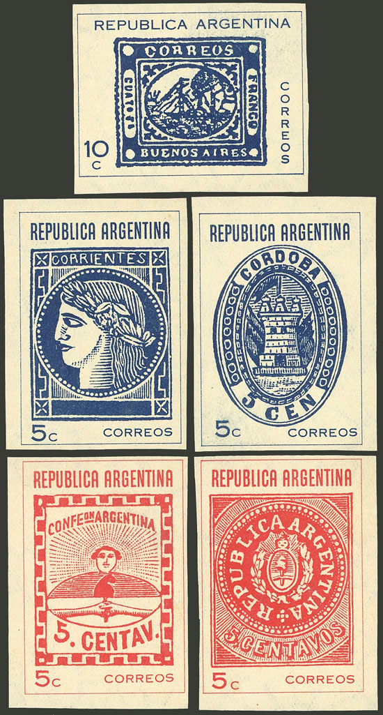 Lot 254 - Argentina general issues - Guillermo Jalil - Philatino Auction # 2337 ARGENTINA: General auction including rarities, all with very low starts! Lot 254 - Argentina general issues - Guillermo Jalil - Philatino Auction # 2337 ARGENTINA: General auction including rarities, all with very low starts!